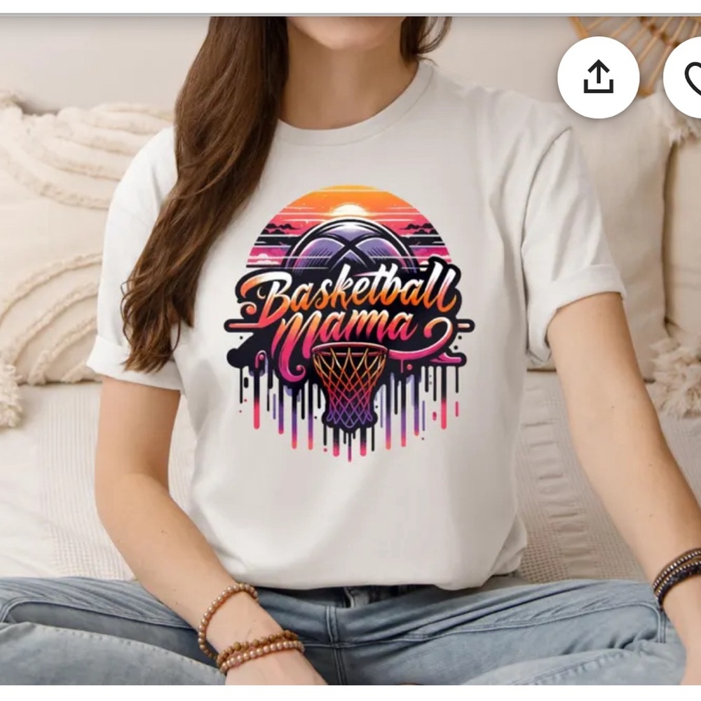 Brand New custom basketball mama T-shirt all sizes available. Great Xmas gift